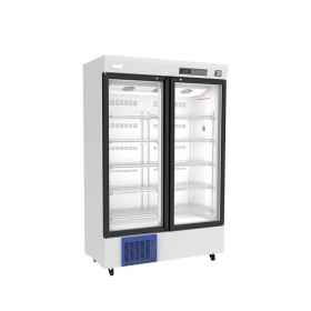 Heladeras vitrina de doble puerta de 2 a 8ºC, 650 a 1000 Lts