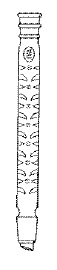Columnas Vigreaux sin tubo lateral con macho y hembra