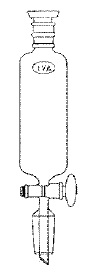 Embudos separadores cilíndricos tapa plástica macho inferior