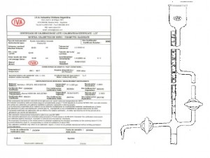 Microburetas tipo Bango con macho de PTFE con certificado individual